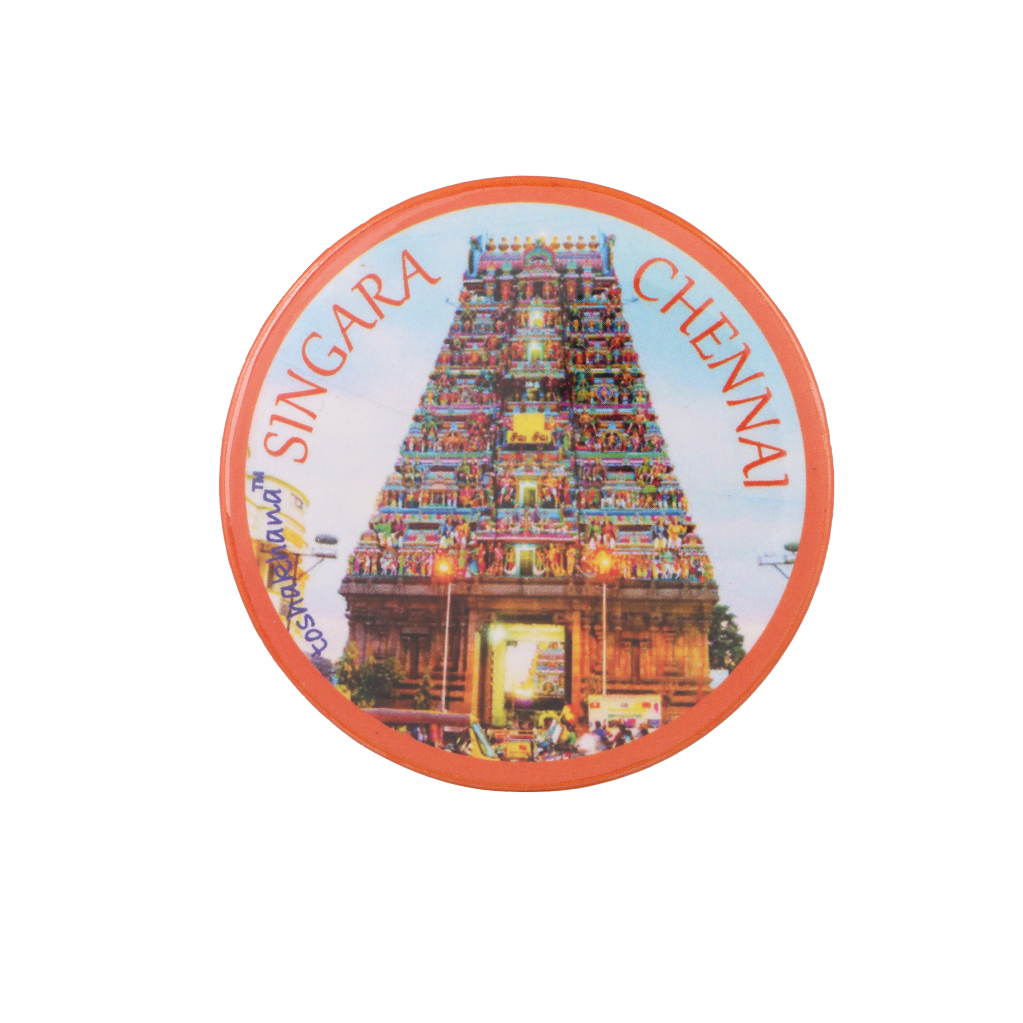 Button Pin Badge Cum Fridge Magnet Singara Chennai