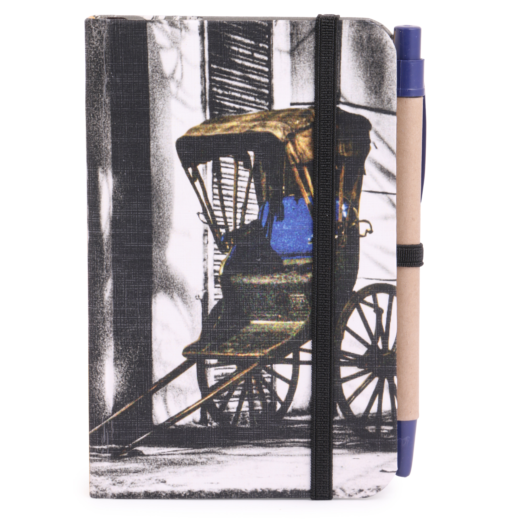 Personal Diary with Elastic Closure & Pen, Howrah Bridge WB