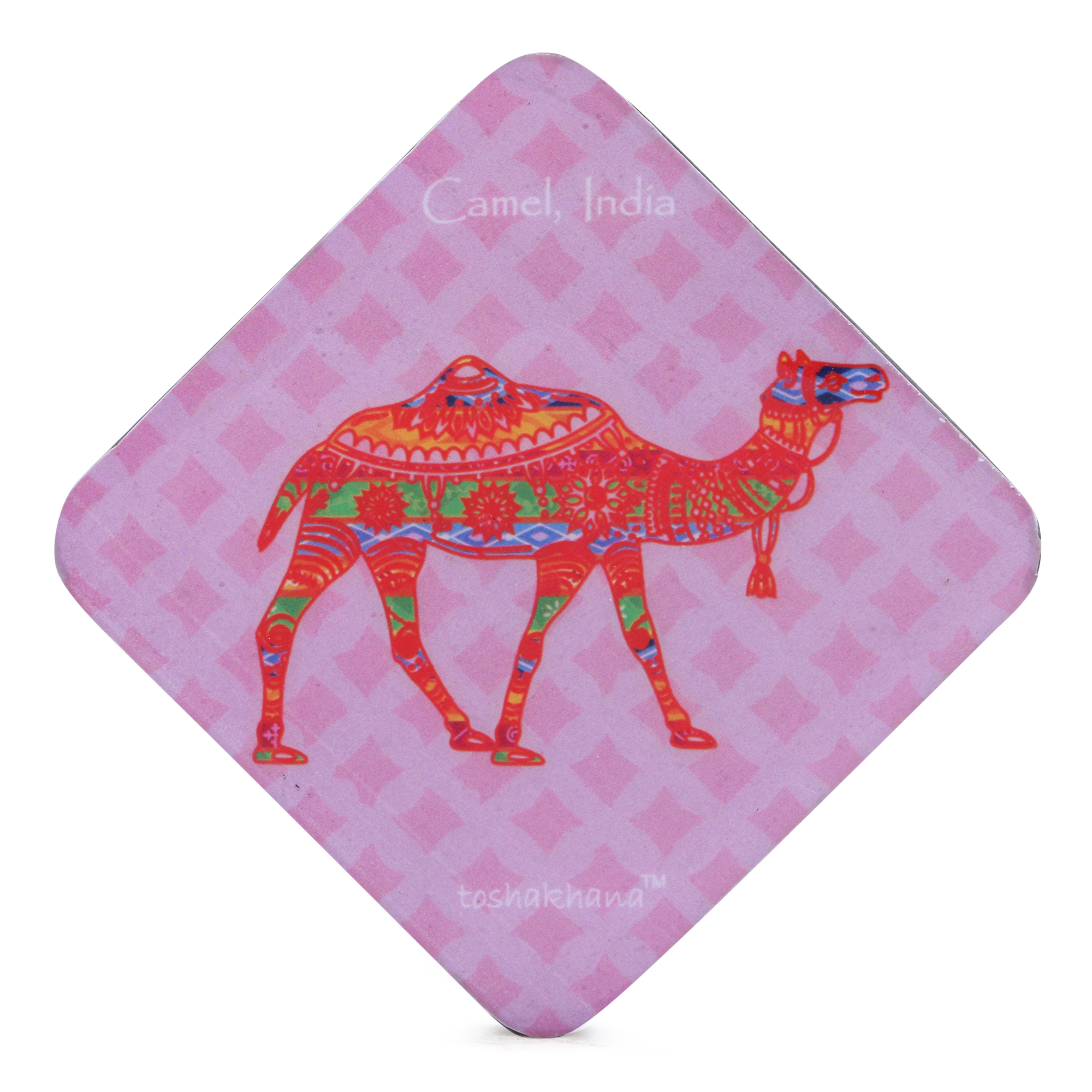 Ship of The Desert Camel MDF Fridge Magnet Cum Coaster