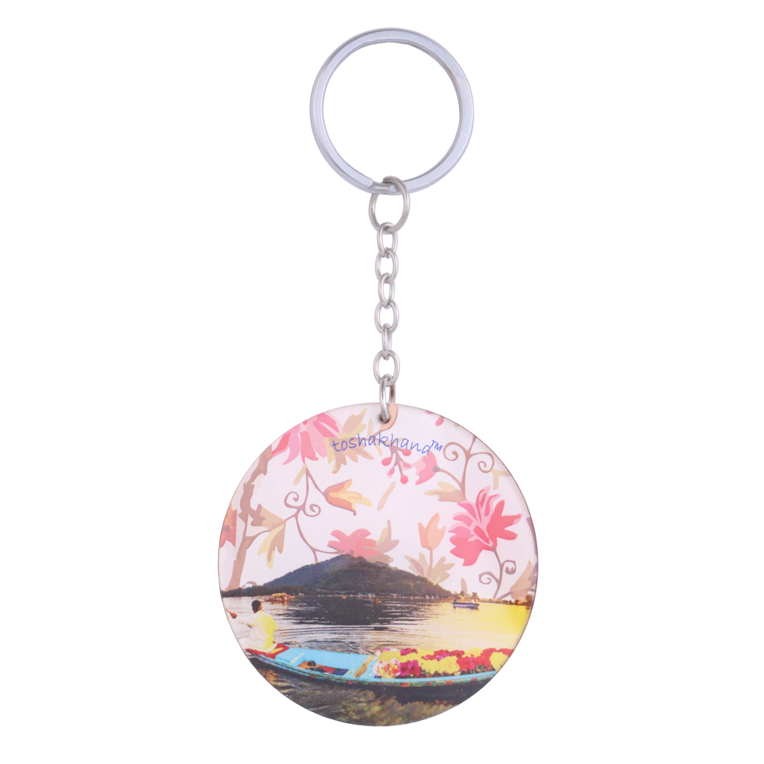 Dal Lake Srinagar Acrylic Key Chain