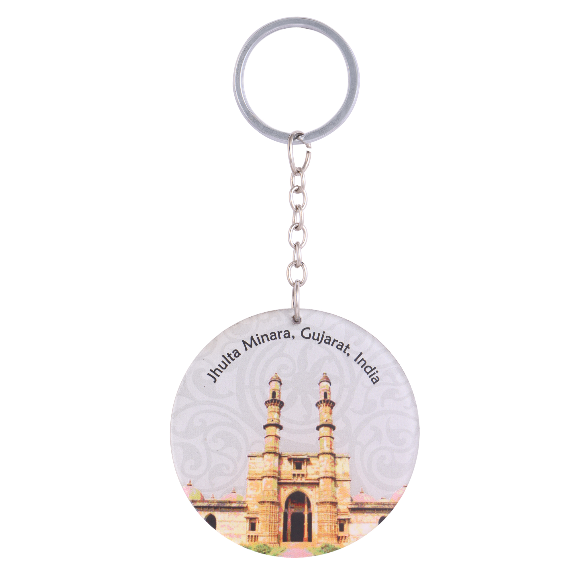 Jhulta Minara Gujarat Acrylic Key Chain