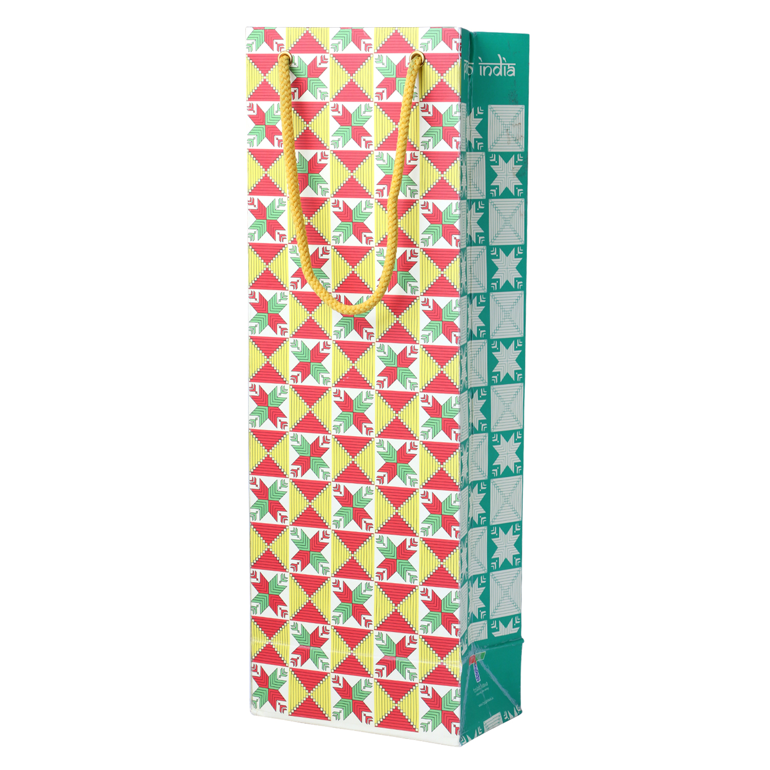 Bottle Paper Bag Phulkari