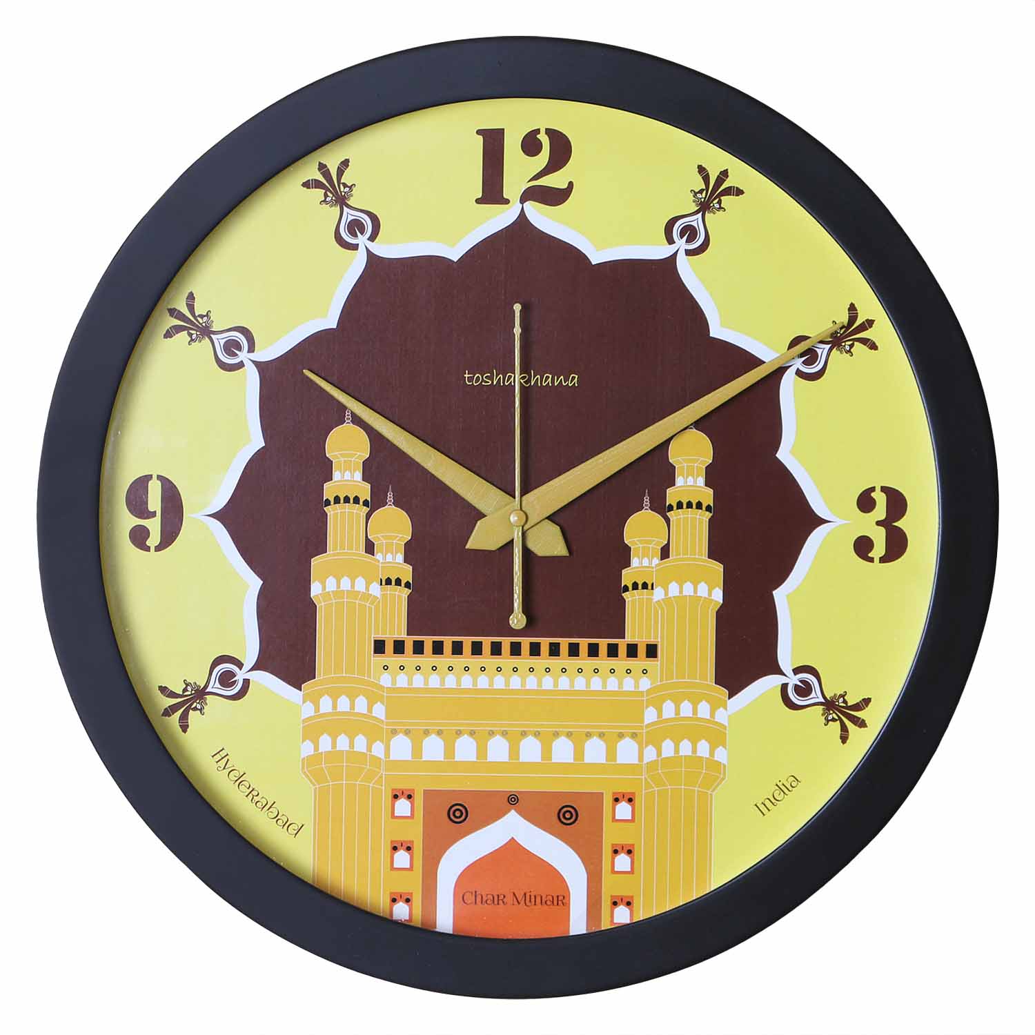 Wall Clock Large Glass Char Minar Hyderabad