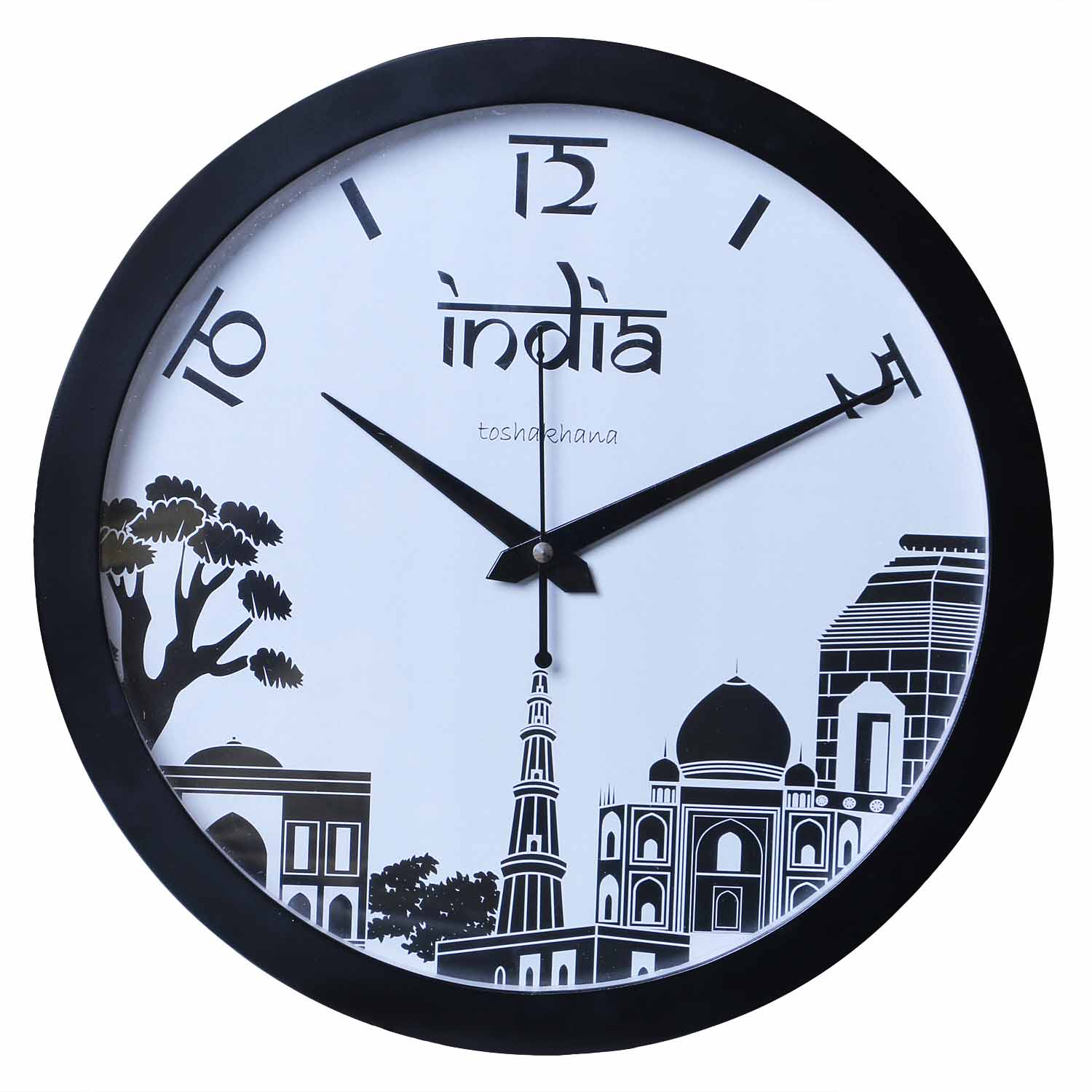 Wall Clock Glass Large India