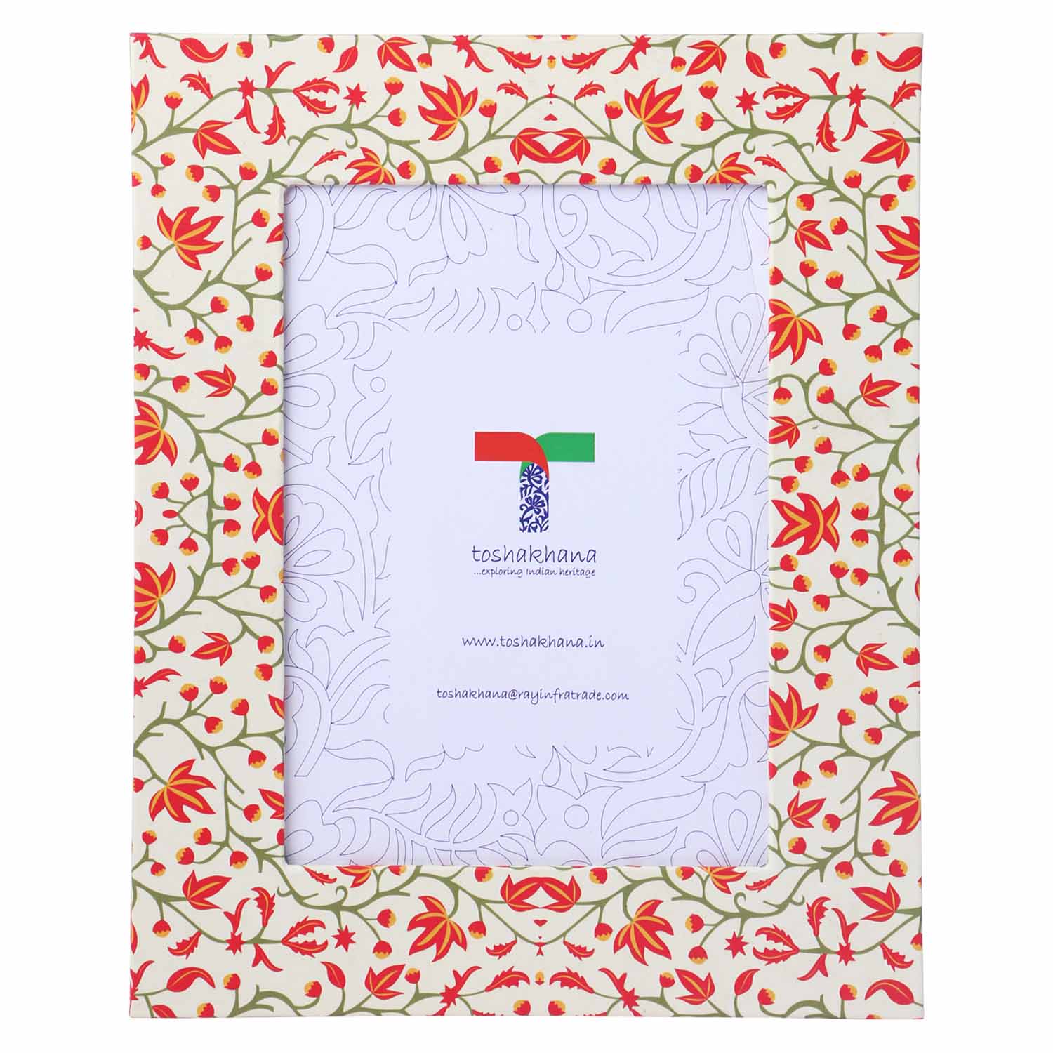 Photo Frame Paper Kashidakari RED Jammu & Kashmir